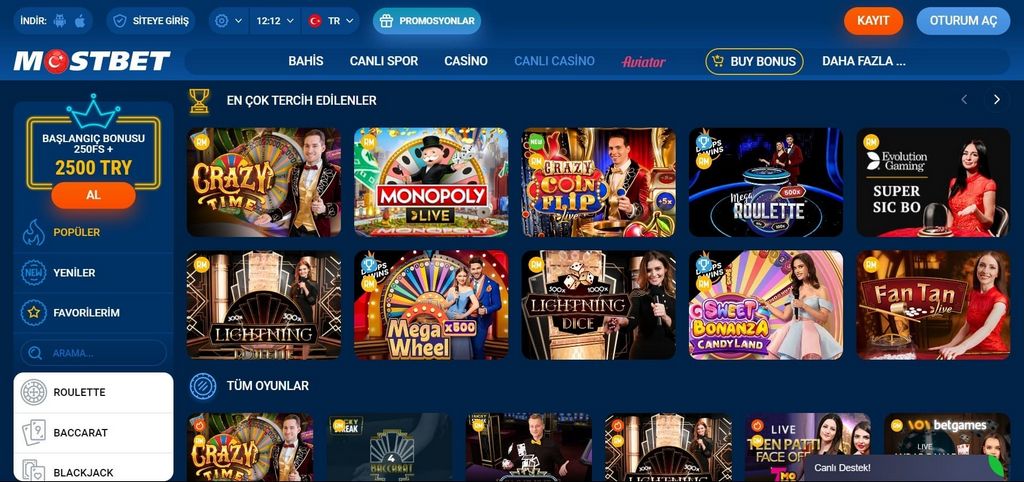 Mostbet KG — сайт ставок на спорт и казино в Кыргызстане